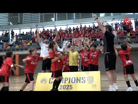 Resum Final Copa Catalunya Benjamí FS 2025: Industrias Santa Coloma 3 - 6 FS Ripollet
