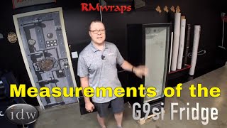 IDW fridge G-9 Walkthrough, Measurements, & Design Template