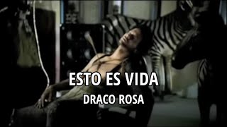 Draco Rosa - Esto es vida (Letra/Lyrics)
