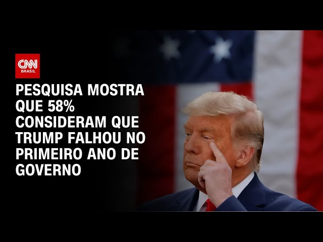 EUA: 58% dos americanos consideram que Trump falhou no primeiro ano de governo | HORA H