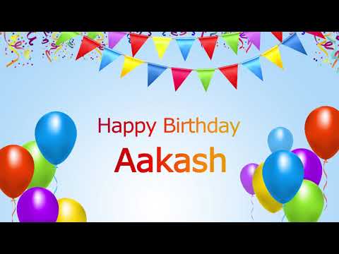 Happy Birthday Aakash