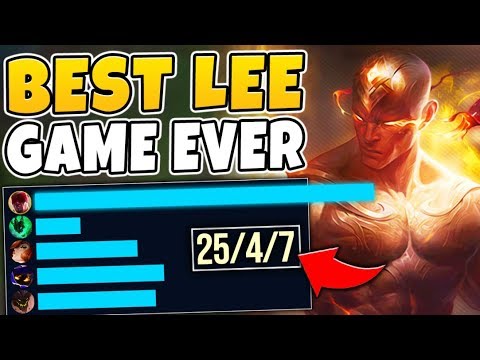 THE GREATEST LEE SIN GAME OF MY LIFE!! (LEGIT 1V9 CARRY) - League of Legends