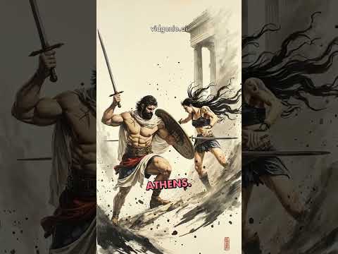 Theseus vs. the Amazon Warriors