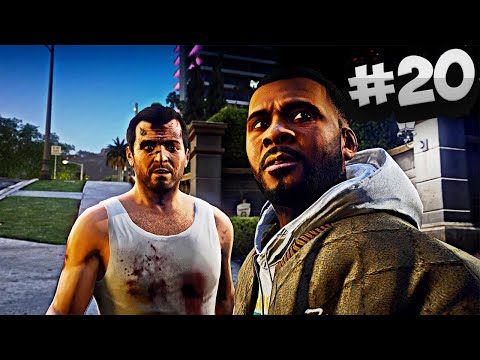 Grand Theft Auto 5 -  FRANKLIN SAVES MICHEAL Ultra Graphics 3080 Part 20 (GTA 5 PC 4K 60FPS)