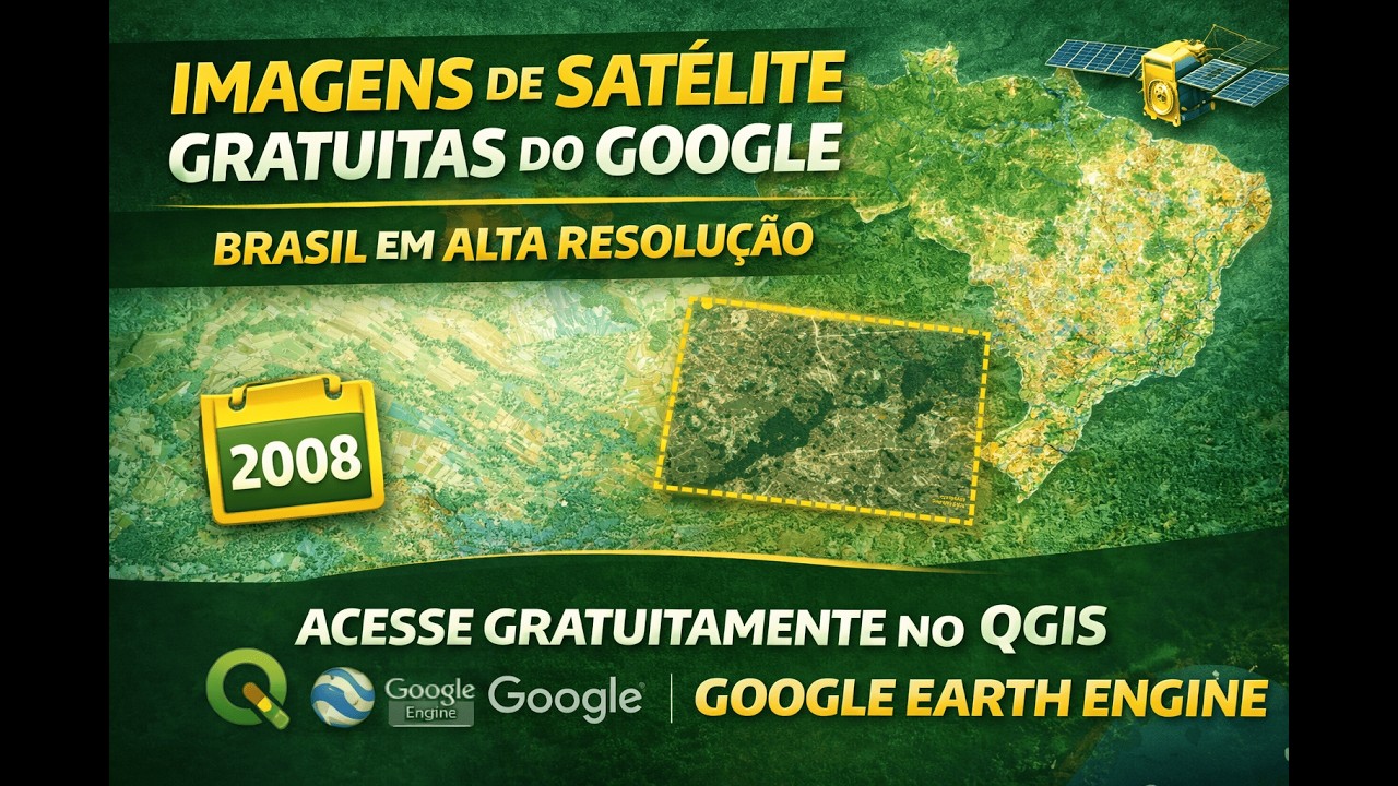 Imagens de Satélite do Brasil de 2008 Liberadas pelo Google!