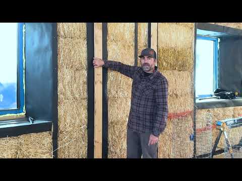 Plaster Detail Tip on Avoiding Air Leaks in Straw Bale Construction