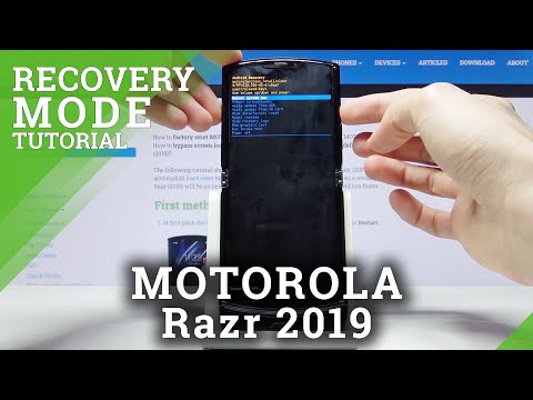 How to Enter Recovery Mode in MOTOROLA Razr (2019) – Android System Recovery
