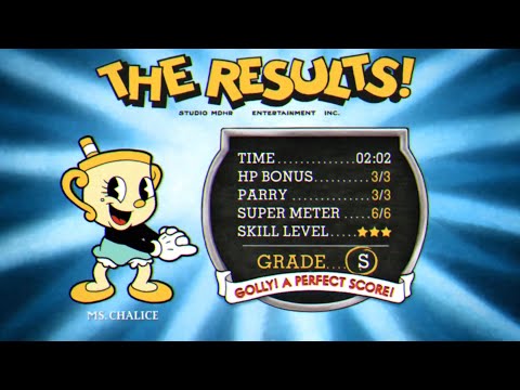 Cuphead DLC- Sheriff Winchester on expert (S rank)