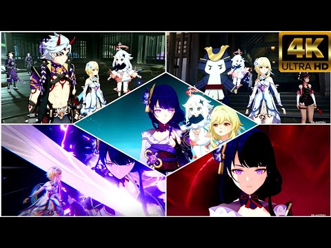 All : Inazuma Story & Event : Cutscenes | Genshin Impact - 4K 60FPS