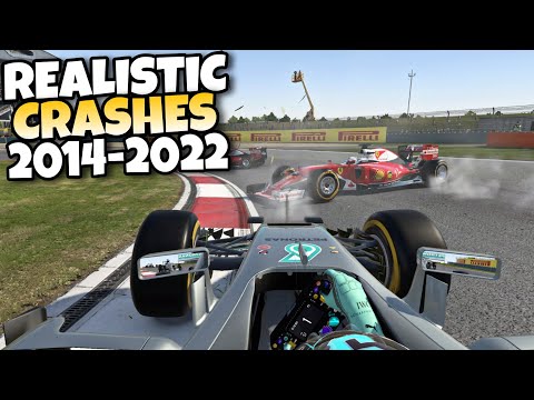 F1 REALISTIC CRASHES 2014 - 2022 #14