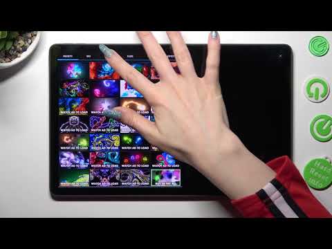 How to Apply Interactive Wallpaper in Lenovo Tab P11 Gen 2 - Download Magic Fluids Wallpaper