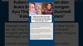 Ayu Ting Ting-Kevin Gusnadi Belum Jadian, Ruben Onsu: Bahagia Jalani Saja, Jangan Ada Kata 'Tapi'