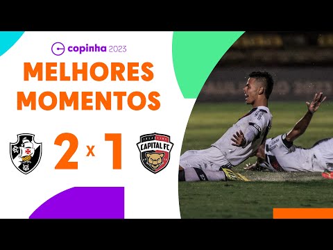 Gols e lances de Vasco da Gama x Capital-Ricanato - TO