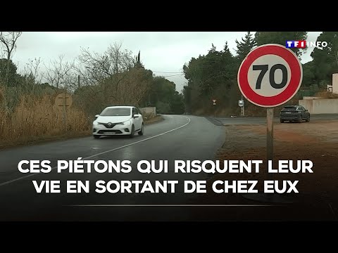 Ces piétons qui risquent leur vie en sortant de chez eux｜TF1 INFO