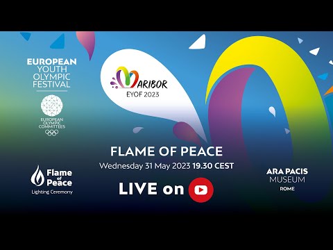 Flame of Peace ceremony EYOF Maribor 2023
