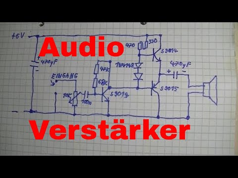 Einfacher Gegentakt Lautsprecher Audioverstärker von Stefan0719 - eflose #1038