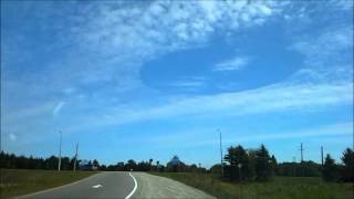 Skypunch in Ontario... Strange circle, hole in the sky...  UFO?  Unexplained event caught on camera