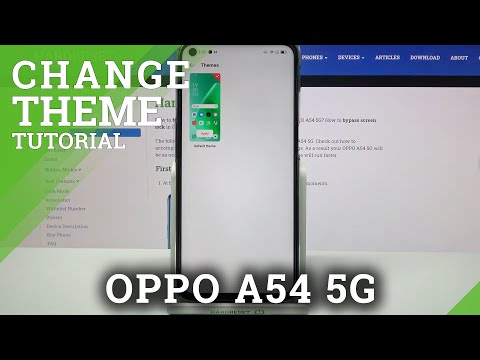 How to Change Theme of Oppo A54 5G - Pick Different Theme