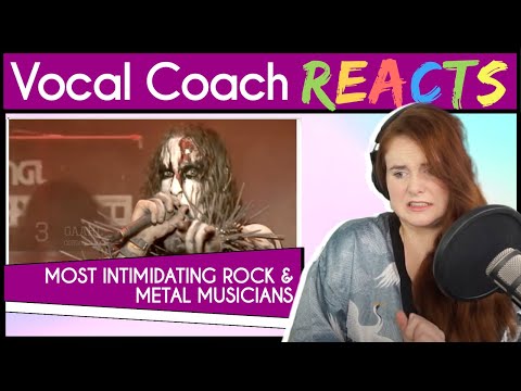 Vocal Coach reacts to 10 Most Intimidating Rock and Metal Musicians