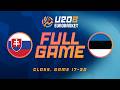 LIVE Slovakia V Estonia FIBA U20 EuroBasket 2026 Division B Class Games 17 20