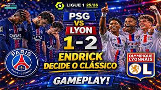 🔴[EFOOTBALL PES 2021] PSG vs Lyon | LIGUE 1 | ENDRICK DECIDE O CLÁSSICO E O LENS ENCOSTA NO PSG