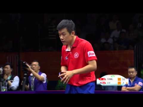 2015WTTC Men's Singles R4 TANG Peng vs LEE Sangsu 唐鹏vs李尚洙