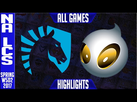 Team Liquid vs Dignitas Highlights All Games - NA LCS W5D2 Spring 2017 - TL vs DIG All Games