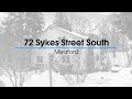 72 Sykes Street South