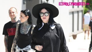 Kat Von D Speaks On Her Unborn Baby While Leaving Lunch With Friends At Crossroads 7.31.18