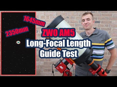 ZWO AM5 Long-Focal Length Autoguiding Test ft. Celestron C9.25 EdgeHD