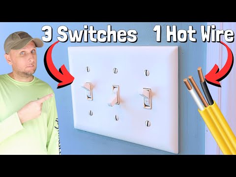 How Do They Wire Up Multiple Switches With Just 1 Hot Wire!? What Many Don't Know!