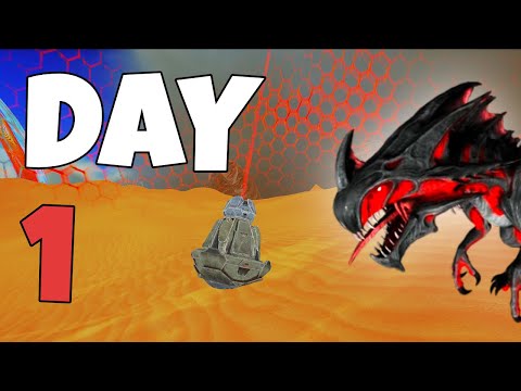 DAY 1 DUO on the MOST POPULATED server - MESA DUOS - ARK : Survival Evolved