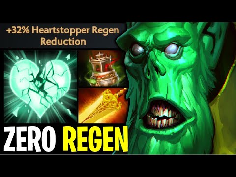 ZERO HP REGEN..!! 67% Regen Reduction Necrophos 1 vs 5 by Goodwin 7.26 | Dota 2