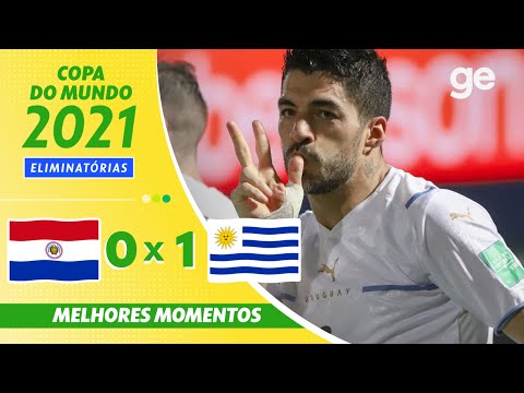 Gols e lances de Paraguai x Uruguai