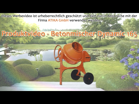 ATIKA Produktfilm - Betonmischer Dynamic 165