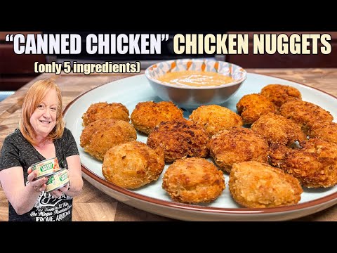 CHICKEN NUGGETS Canned Chicken Recipe Only 5 Ingredients