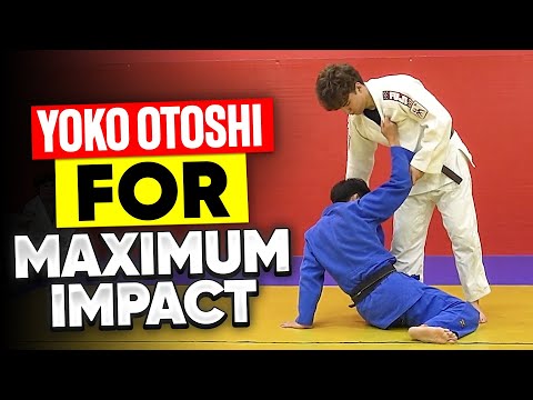 Yoko Otoshi | Side Sacrifice Throwing While Sliding — judo technique demonstration