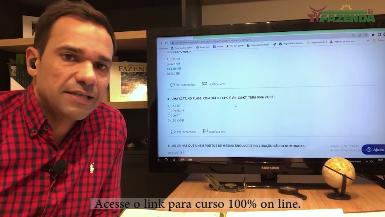 SIMULADO PARA ANAC | NAVEGAÇÃO | PILOTO PRIVADO