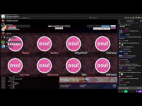 osu! World Cup 2022 (Romania) vs (Russia) : Team Romania POV Voice Chat