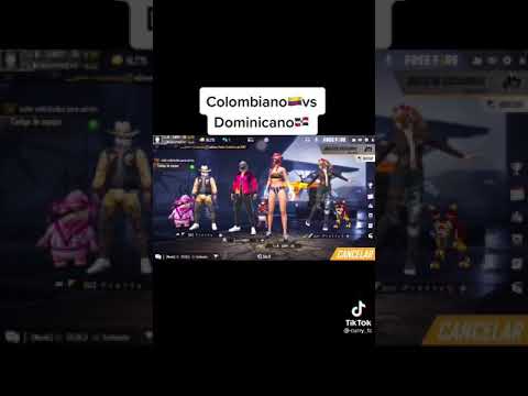 Colombiano VS Dominicano [Free Fire] Discutiendo🤣