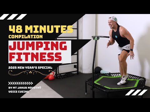 2025 JANUARY 48-Minute Mini Trampoline Workout: New Year’s Special Sweat Fest!