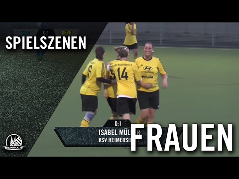 SC West Köln - KSV Heimersdorf (Halbfinale, Frauen-Kreispokal 2015/2016, Kreis Köln) - Spielszenen