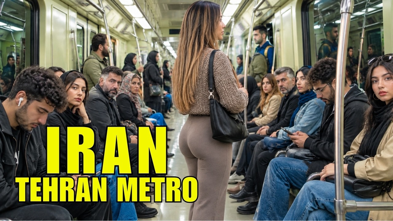 Inside Tehran Metro at Night 🇮🇷 | What Is Tehran Really Like After Dark?