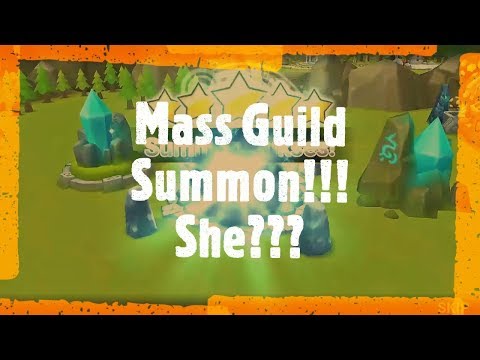 Summoners War : Guild Mass Summon session, SHE???