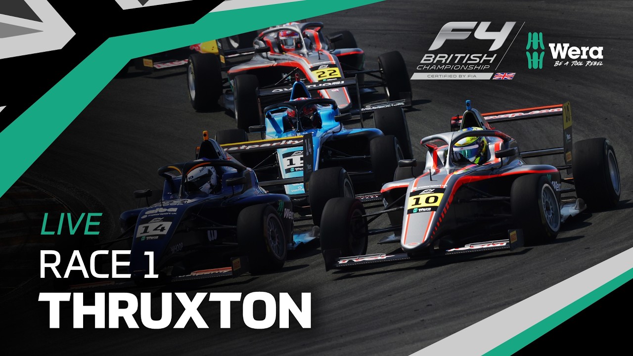 📺 LIVE | Round 6 | Race 1 | Thruxton | Wera Tools British F4