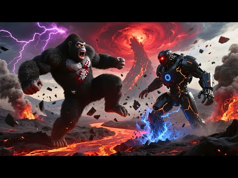King Kong Battles Magma Titan in Skull Island’s Volcanic Wrath 🌋🔥