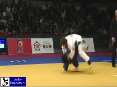 Judo 2009 Hamburg: Oka (JPN) - Jacques (BEL) [-70kg].