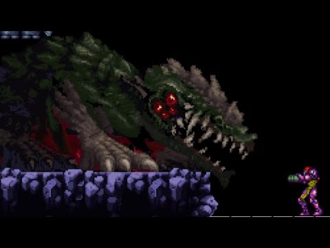 Metroid 2 Remake - All Bosses [Hard Mode/No Damage]