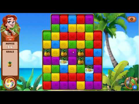 Lost Island Blast Adventure Level 76 - No Boosters