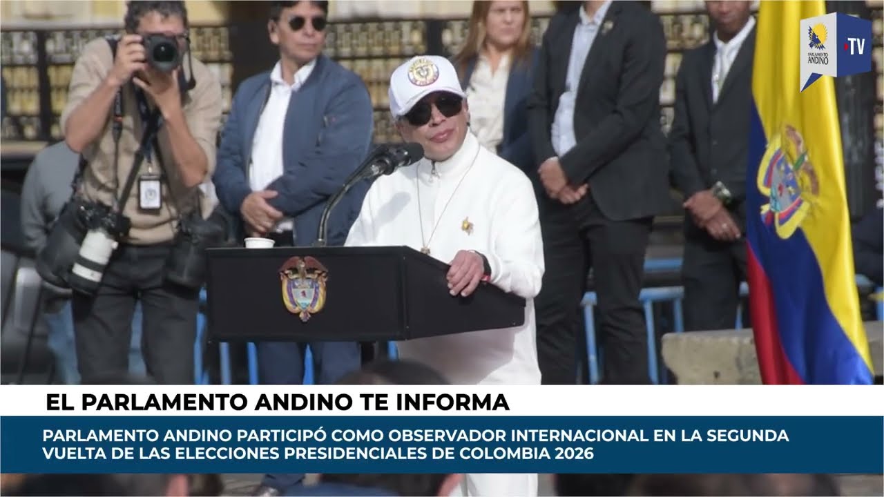 Parlamento Andino acompaña la segunda vuelta presidencial de Colombia con misión de observación